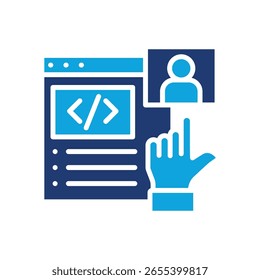 Ilustração de vetor misto do ícone da interface