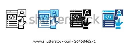 Interface icon Multi Style Vector Illustration