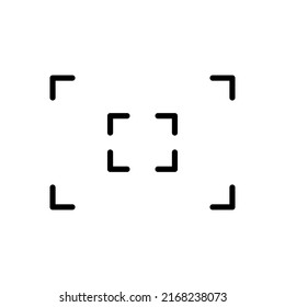 Interface Icon Photo, Video Camera. Done in Modern Black Linear Style Isolated on White Background