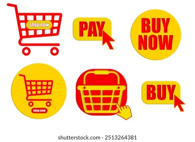 INTERFACE ICON SET. BUY NOW. PAY NOW