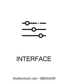 Interface icon. Single high quality outline symbol for web design or mobile app. Thin line sign for design logo. Black outline pictogram on white background