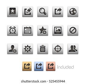 Interface Icons 2 / The vector file Includes 4 color versions in different layers.