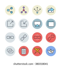Broken Link Icon Images Stock Photos Vectors Shutterstock