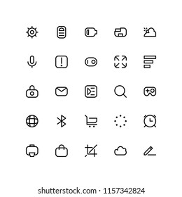 Interface icons in for any purposes. Perfect for website mobile app presentation and any other projects.
