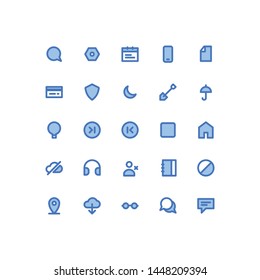 Interface icons in for any purposes. Perfect for website mobile app presentation and any other projects.