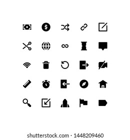 Interface icons in for any purposes. Perfect for website mobile app presentation and any other projects.