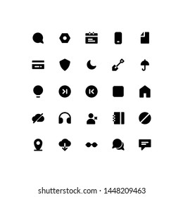 Interface icons in for any purposes. Perfect for website mobile app presentation and any other projects.