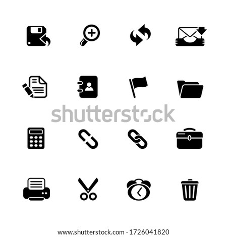 Interface Icons // Black Series