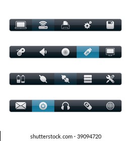 Interface Icons - Internet. Editable Vector File in Adobe Illustrator EPS 8.