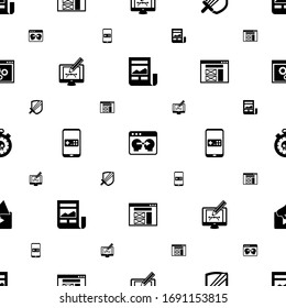 interface icons pattern seamless. Included editable filled News Feed, Information Architecture, RPG, Webdesign, Mobile game, wireframe icons. interface icons for web and mobile.