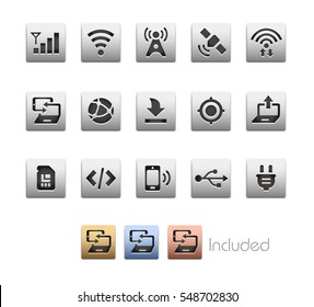 Interface Icons - The vector file includes 4 color versions for each icon in different layers.