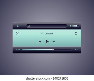 Interface of media player