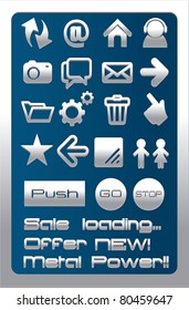 Interface Metal icon Series