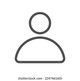 Esquema de icono relacionado con la interfaz y vector lineal.