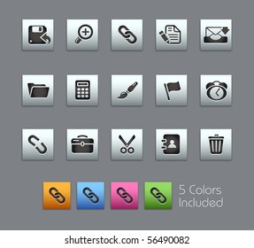 Interface // Satinbox Series -------It includes 5 color versions for each icon in different layers ---------