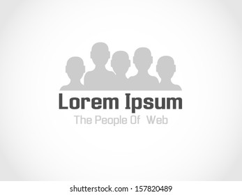 INTERFACE  TEMPLATE HUMAN PEOPLE   MODERN CONCEPT FOR INTERNET WEB SECOND EDITION GRAY 