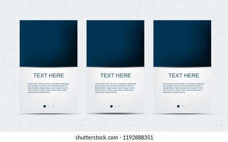 Interface UI,UX,Blank template for mobile app and website,modern and technology concept design,vector,illustration.
