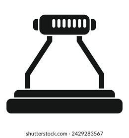 Interface vr platform icon simple vector. Hologram future. Cinema projection