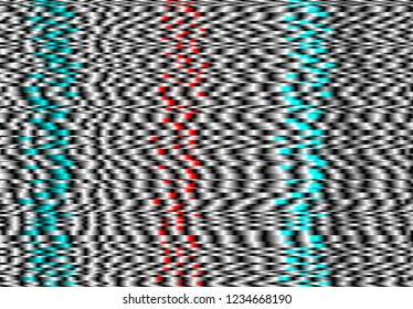 Interference glitches background