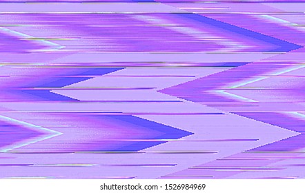 Interference with television broadcasting. Broken video. Distortion of digital television. Vector illustration.