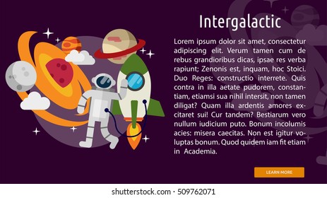 Intergalagtic Conceptual Banner