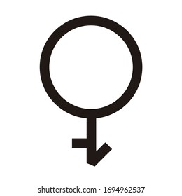 Intergender flat icons. Pictogram vector illustration.