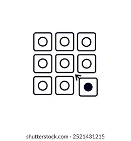 Símbolo de integração vetor ícone de negócios