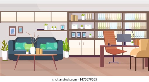 Interior, apartment, vector interior, office space