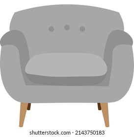 sillones interiores de colores vivos
