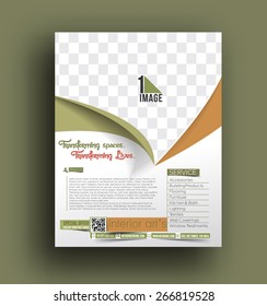 Interior Arts Decorator Flyer & Poster Template 