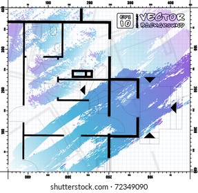 interior background. vector. EPS10