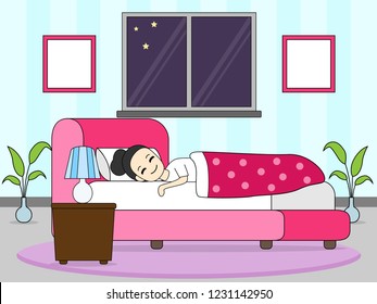 Interior of bedroom