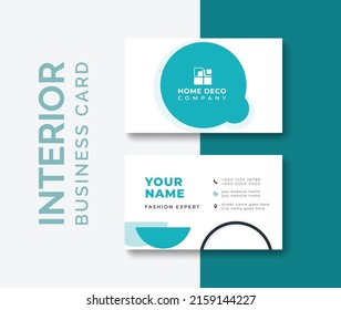 Interior Business Card Design Template, Corporate Real estate Business card modern