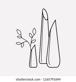 Interior decoration icon line element. Vector illustration of interior decoration icon line isolated on clean background for your web mobile app logo design.