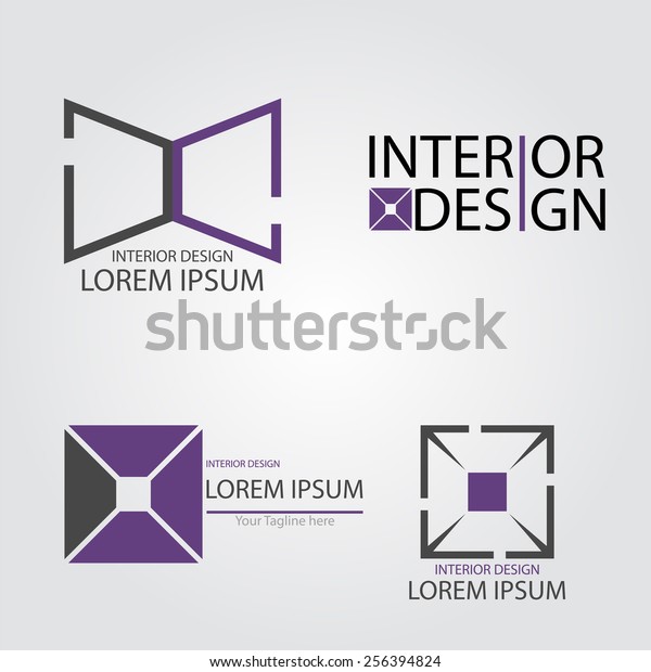 Interior Design Stock Vector (Royalty Free) 256394824