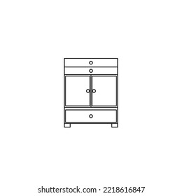 Diseño interior, decoración, mobiliario de lujo, dormitorio, armario, mobiliario, gráfico vectorial