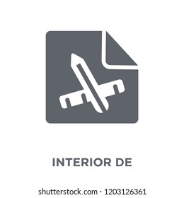 Interior design icon. Interior design design concept from  collection. Simple element vector illustration on white background.