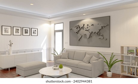 interior design of the living room