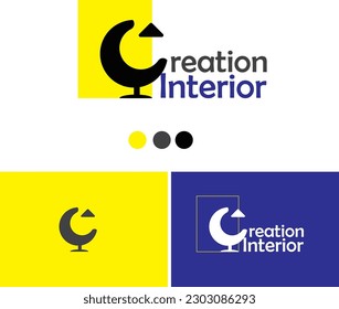 Interior design Logo creation interior for small firm