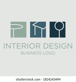 Interior Design Logo Identity Mark