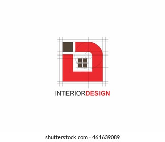 Interior Design Logo Vector