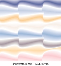 The interior design of a multicolored curve