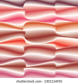 The interior design of a multicolored curve. Fashion design and house interior design. Vector illustration.