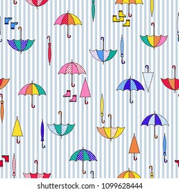 Interior design,
Pattern illustration of the umbrella,
I designed an umbrella cutely,
I continue seamlessly,
