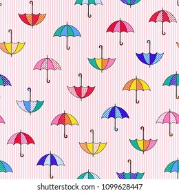 Interior design,
Pattern illustration of the umbrella,
I designed an umbrella cutely,
I continue seamlessly,
