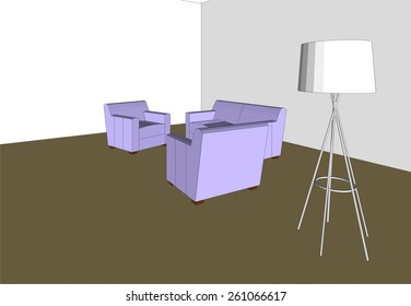interior design sketch