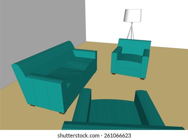 interior design sketch