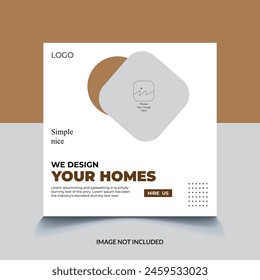 interiorismo publicaciones en redes sociales Plantilla
