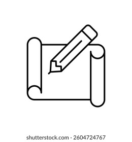 Interior Design vector icon stock illustration