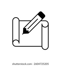Interior Design vector icon stock illustration